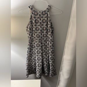 patterned halter dress